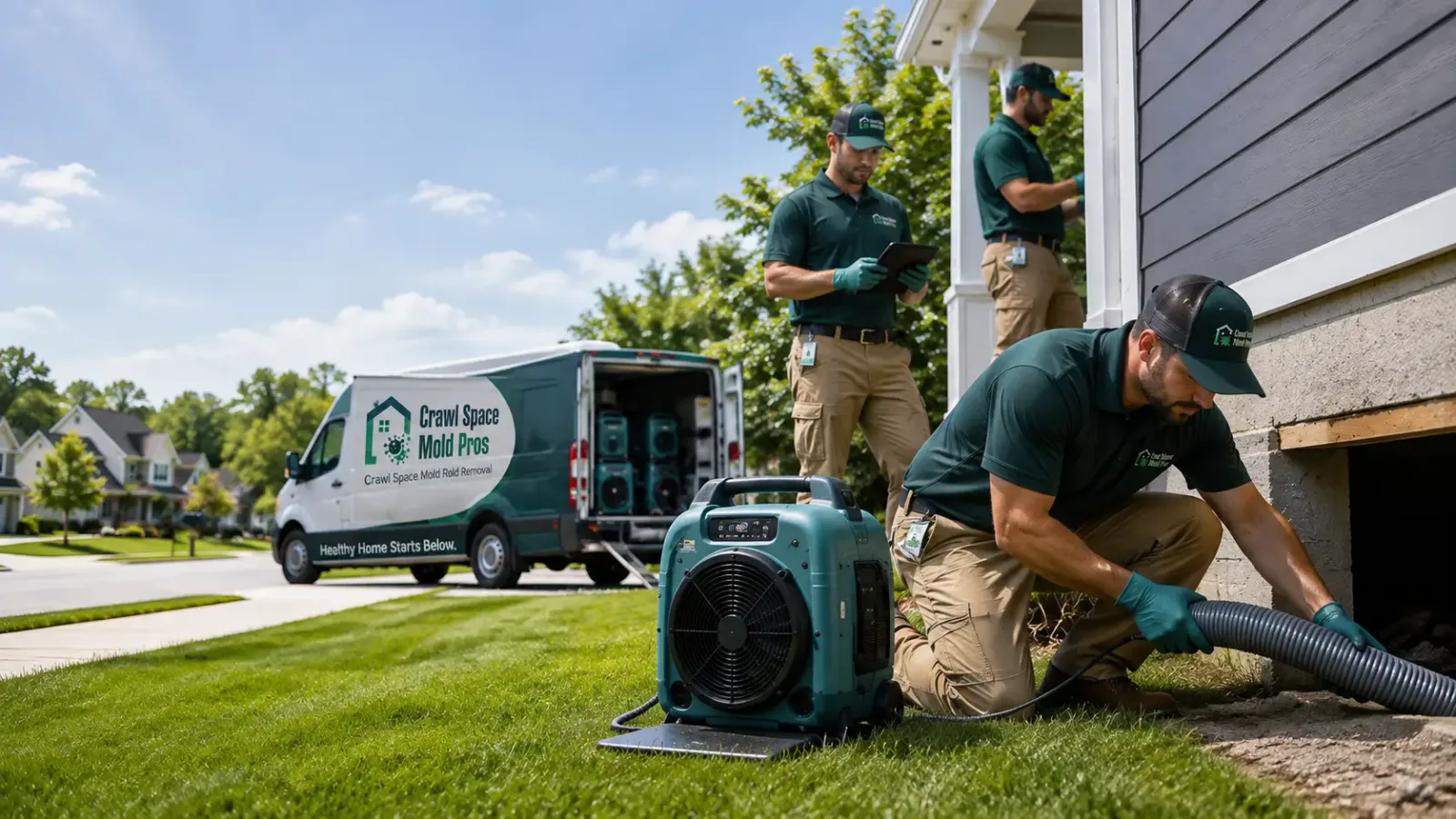 Crawl Space Mold Removal in Edgewood, IA